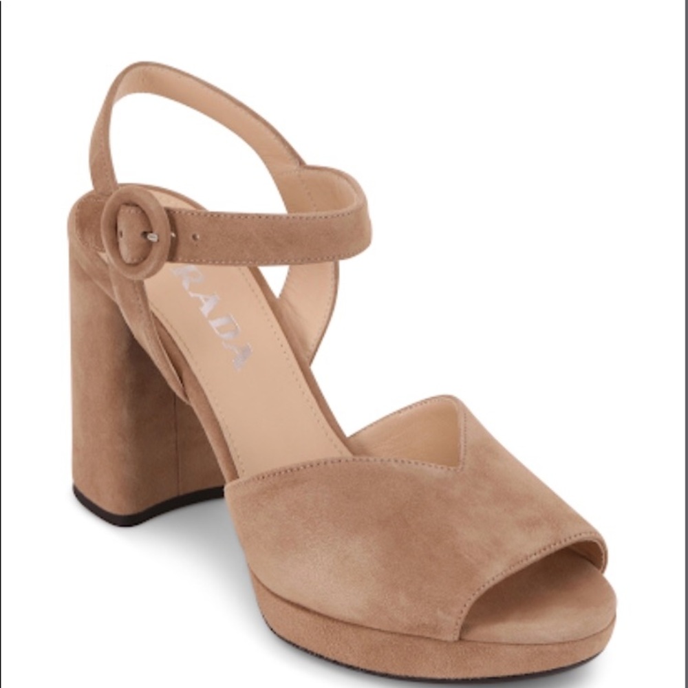 Prada 95mm Heels - Light Nude (Calzature Donna)